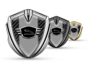 Jaguar Emblem Metall Abzeichen Tuning Look Glänzend Detail
